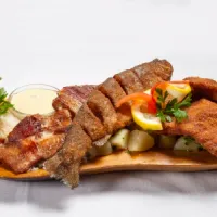 Fish platter for two